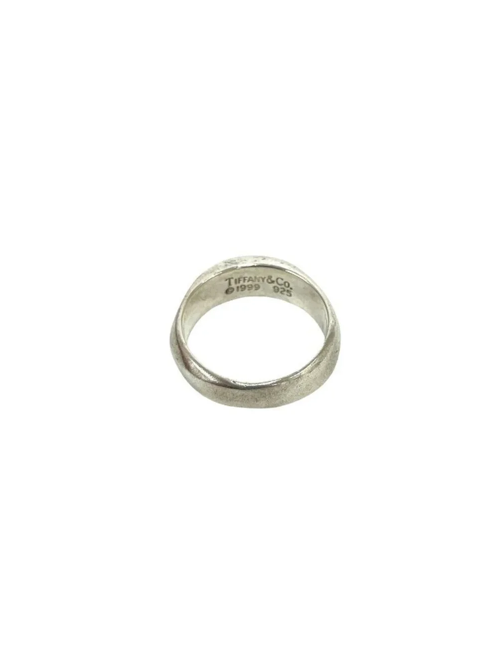Tiffany & Co Vintage Knife Edge Ring 925 Sterling Silver